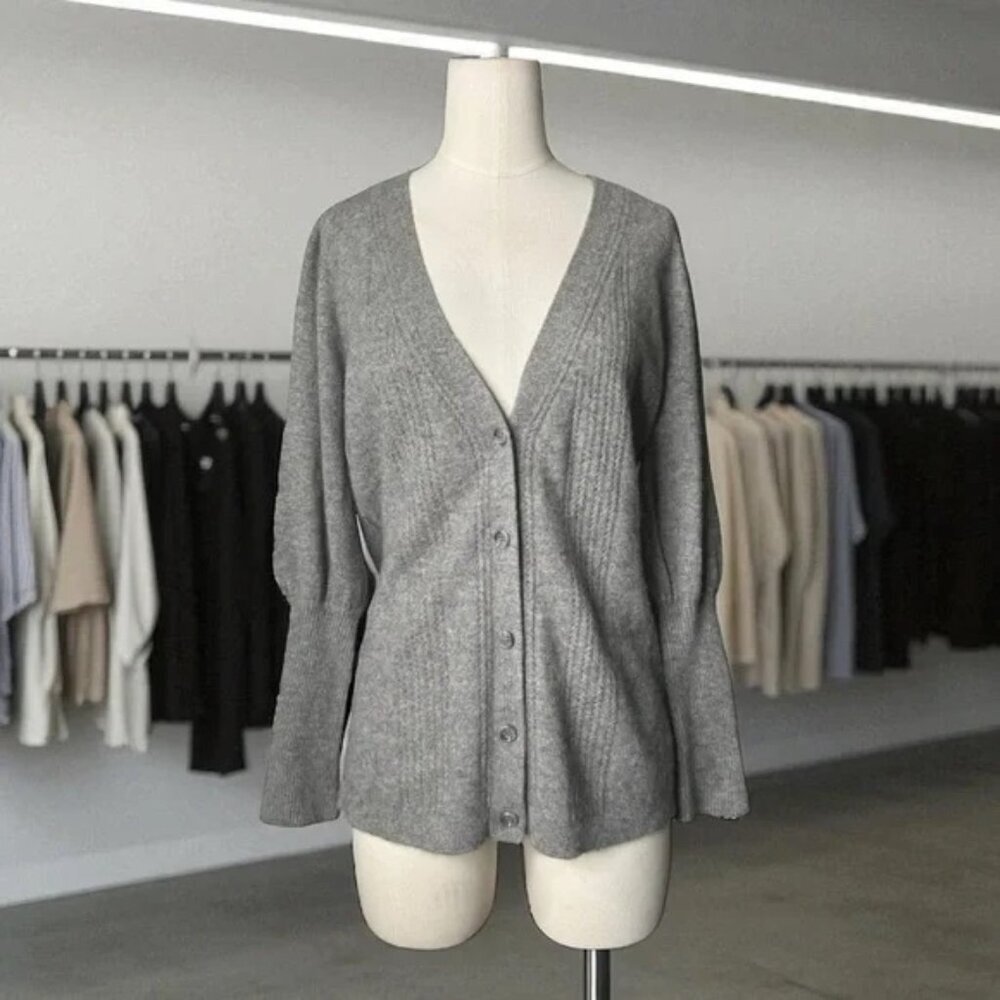 Robert Rodriguez Gray Cardigan Sweater